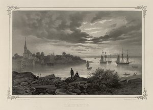 Illustration hämtad från boken Norge producerad i Drawings av Asbjørnsen, P.Chr. och utgiven av Chr. Tønsberg (nr, 1848) av Johan Christian Dahl