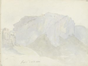 Monte Solaro sett från Capri av Johan Christian Dahl