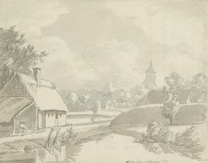 Nødebo kyrka vid Fredensborg av Johan Christian Dahl