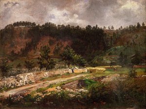 Väg nära Pillnitz av Johan Christian Dahl
