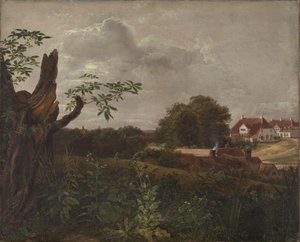 Det stora värdshuset i Fredensborg av Johan Christian Dahl