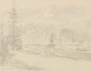Vid Bruflat av Johan Christian Dahl