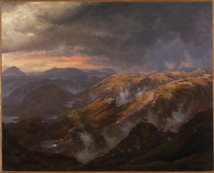 Utsikt från Lyshornet av Johan Christian Dahl