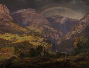 Utsikt från Stalheim av Johan Christian Dahl