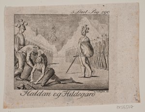Vinjetten. Haldane och Hildegard av Johan Christoph Seehusen