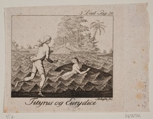 Vinjetten. Tityrus och Eurydike av Johan Christoph Seehusen