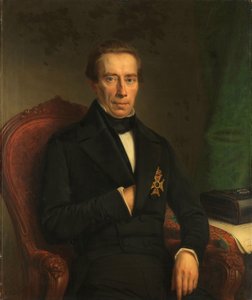 Porträtt av Johan Rudolf Thorbecke, stats- och inrikesminister