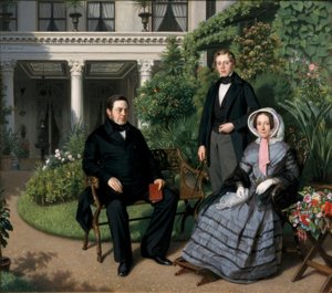 Porträtt av familjen Metelerkamp