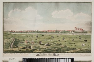 Utsikt till Præstø av Johan Jacob Bruun