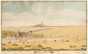 Utsikt till Ringsted av Johan Jacob Bruun