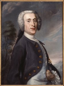 Portrait of Olof von Dalin (1708-1763), by Streng, Johan Joachim (1707-1763). Oil on canvas. Dimension : 79x58 cm. Nationalmuseum Stockholm av Johan Joachim Streng
