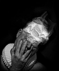 A clowns death (serie), 2014 (fotokonst digital konst) av Johan Lilja