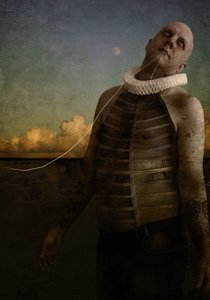 Det är svårt att vara man, 2014 (fotokonst digital konst) av Johan Lilja