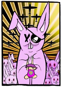 The Rabbits, 2012 (digital målning) av Johan Lilja