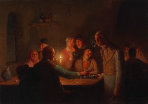 Holländsk krogplats, 1846. av Johan Mengels Culverhouse