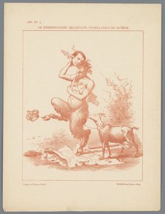 Pricktryck på Busken Huet, 1886 Den mest älskade holländska författaren idag (titel på objekt)