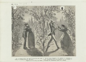 Tecknad film om månens inflytande, 1865