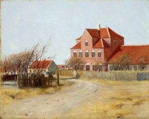 Arkitekten Ulrik Plesners första tillbyggnad till Brøndums hotell av Johan Peter von Wildenradt
