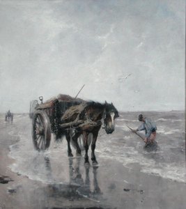 Sea Breezes (olja på duk) av Johan Scherrewitz