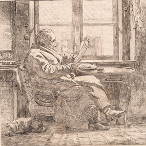 Domare Emanuel Bonnevie av Johan Thomas Lundbye