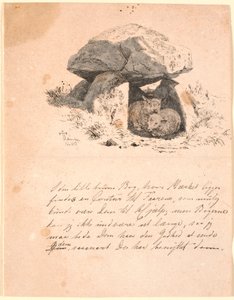 Lammen. Illustration till Kaalunds "Fabler för barn". Se kommentar från arkkatalog. av Johan Thomas Lundbye