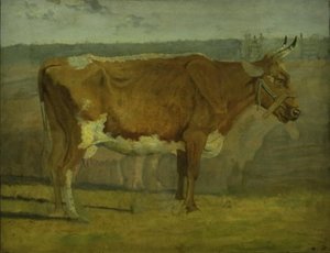 Studie av en ko av Johan Thomas Lundbye