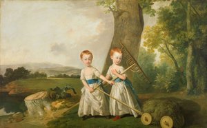 Porträtt av de trubbiga barnen, 1766-80.