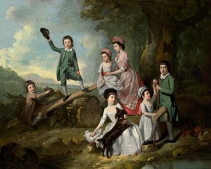 The Lavie Children, ca. 1770.