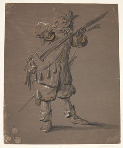 Soldat med gevär av Johan le Ducq