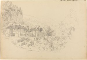 En skuggig berså i Gragnanodalen av Johann Adam Klein