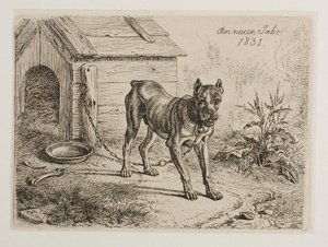 Vid nyåret 1831. Dog av Johann Adam Klein