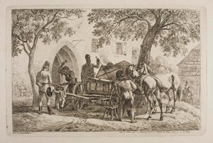 Bavarian Field Smithy av Johann Adam Klein