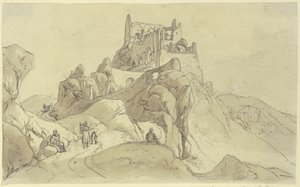 Slottsruin av Johann Adam Klein