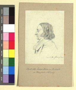 Christian Albrecht Jensen (1792-1870), målare av Johann Adam Klein