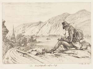 Landskapsmålaren på resa av Johann Adam Klein