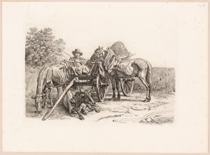 Bonde och hans vagn av Johann Adam Klein