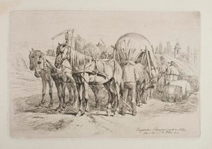 Ungersk hästvagn av Johann Adam Klein