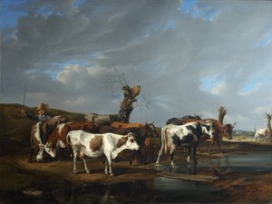 Kuhherde av Johann Alexander Dallinger von Dalling