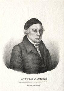Porträtt av Anton André. av Johann André