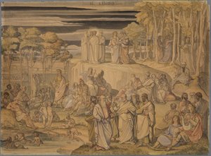 Dante i Limbus, det vill säga den plats där de goda själarna, men inte de döpta människorna, vistas. Här möter han de stora personligheterna från antiken och de oskyldiga barnen
