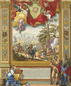 Belägring av Mons av de allierade trupperna 1709, tidigt 1700-tal.
