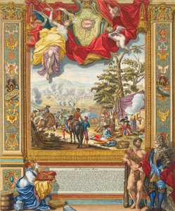 Belägring av Mons av de allierade trupperna 1709, tidigt 1700-tal.
