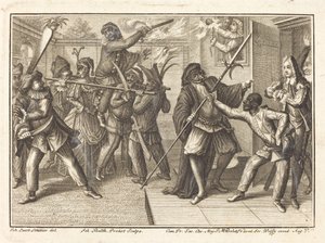 Kaptenen återfår sin frihet av Johann Balthasar Probst after Johann Jacob Schübler