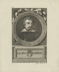 Porträtt av Jakub Horcicky z Tepence 1575-1622.