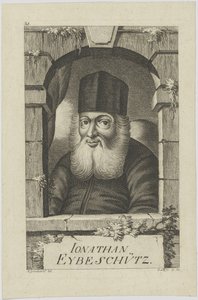 Porträtt av Jonathan ben Nathan Eybeschütz 1690-1764, 1772.