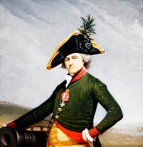 Porträtt av baron de Pfortzheim (olja på duk) av Johann Baptist II Lampi