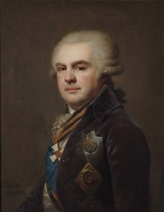 Porträtt av greve Alexander Nikolaevich Samoilov 1744-1814, 1796 av Johann Baptist Lampi the Younger