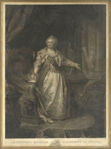 Katarina II av Ryssland (1729-1796) av Johann Baptist von Lampi the Elder