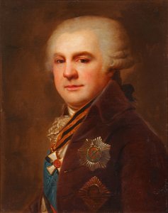 Porträtt av greve Alexander Nikolaevich Samoilov 1744-1814, efter 1796