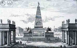 Obelisk tillägnad Marcus Aurelius Antoninus (161-80) och Lucius Aurelius Verus (161-69), Grekland, från 